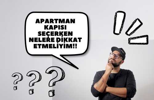 Apartman Giriş Kapısı Seçerken Dikkat Edilmesi Gerekenler
